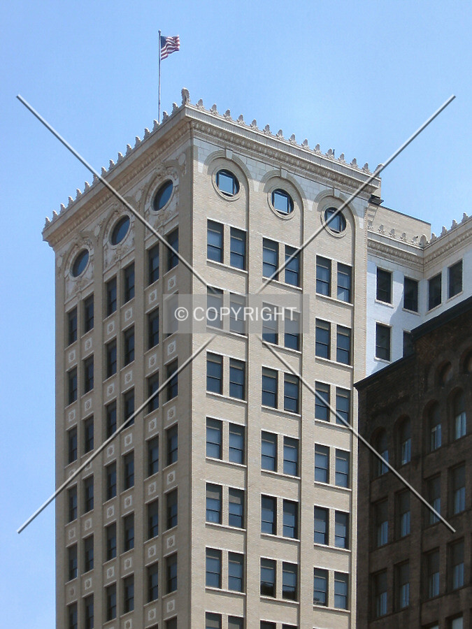 Top floors from the east