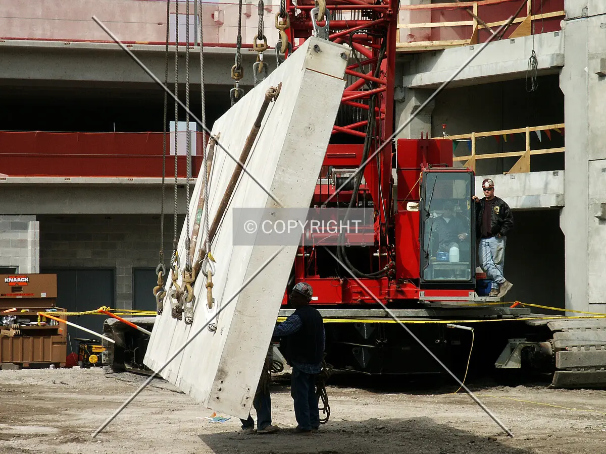Putting the slab on the ground
