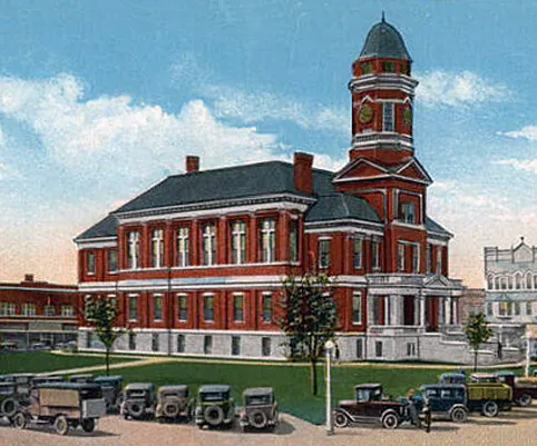 Vintage view from the northeast