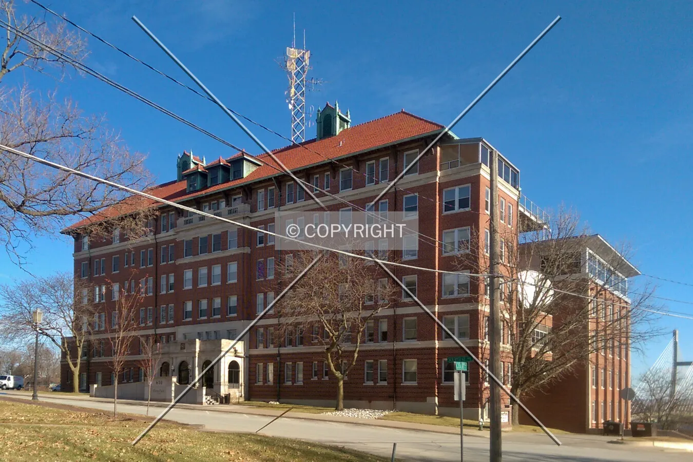 View from the southwest; December 25, 2014