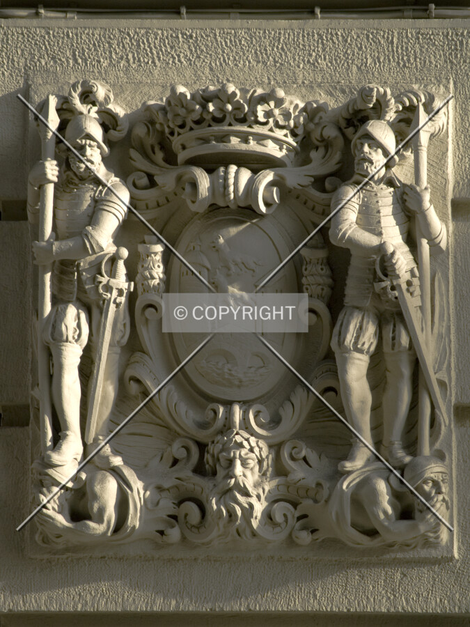Detail in northern façade