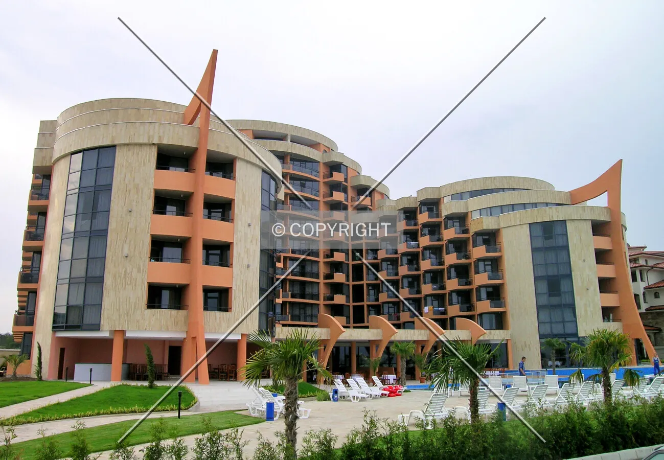 Northwestern view of the building