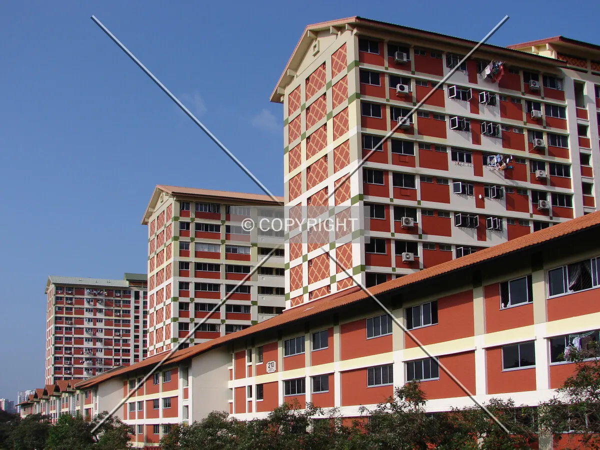 View from the northeast