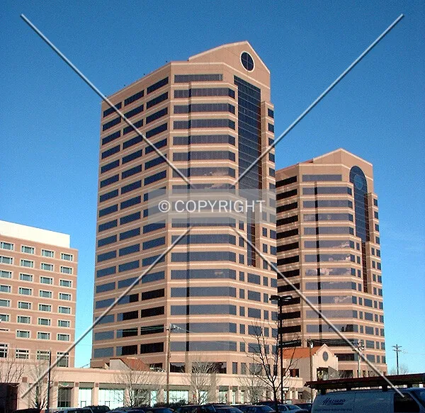 View to the northeast from Madison Avenue, RiverCenter II in background