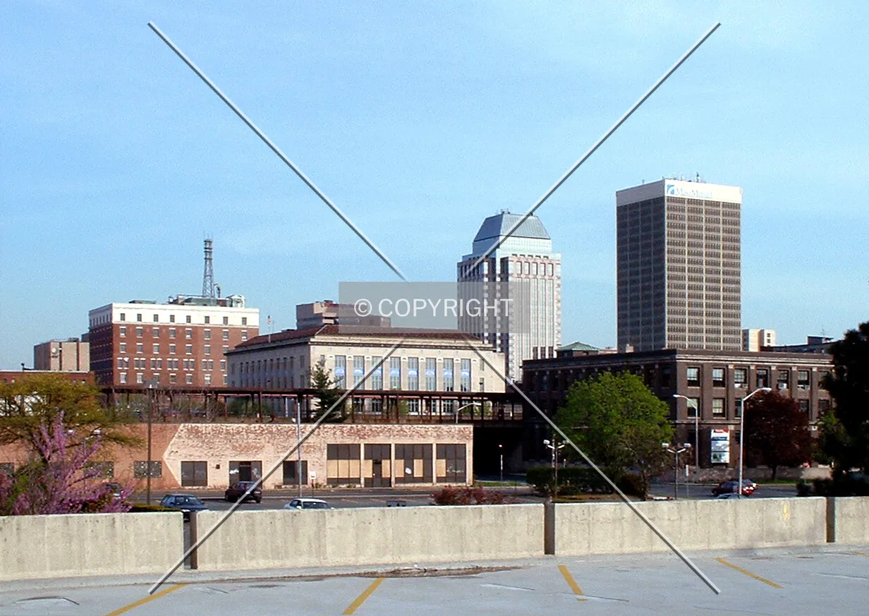Downtown from the northwest