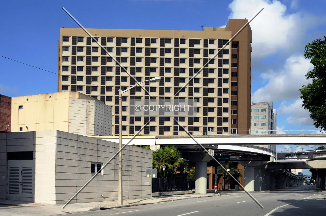 View from the northeast