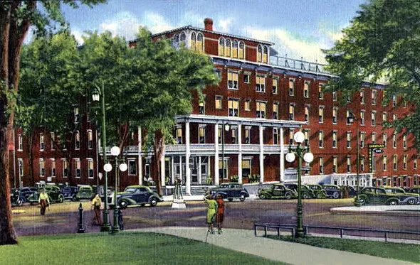 View from the northeast