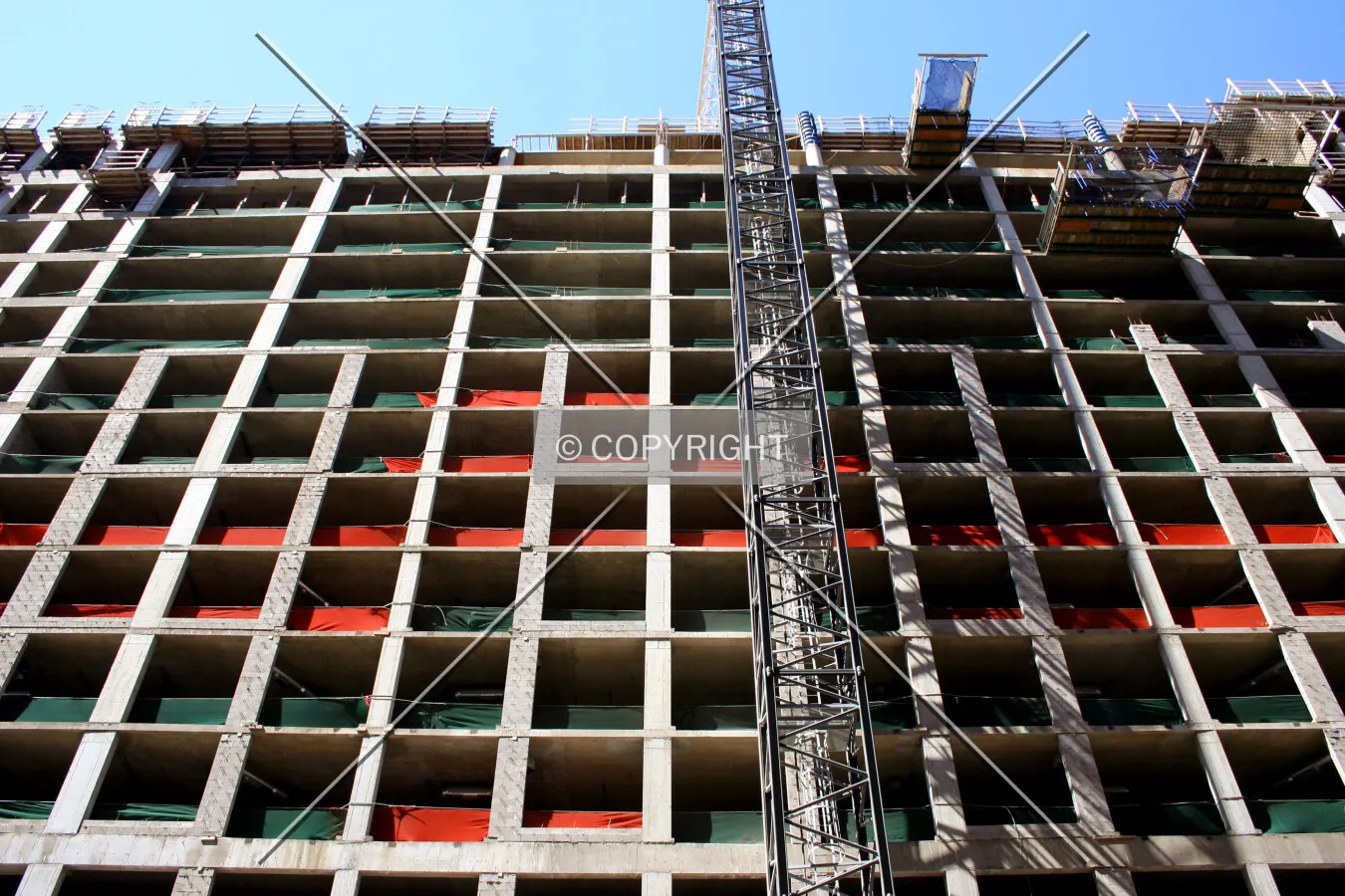 Looking up the east side