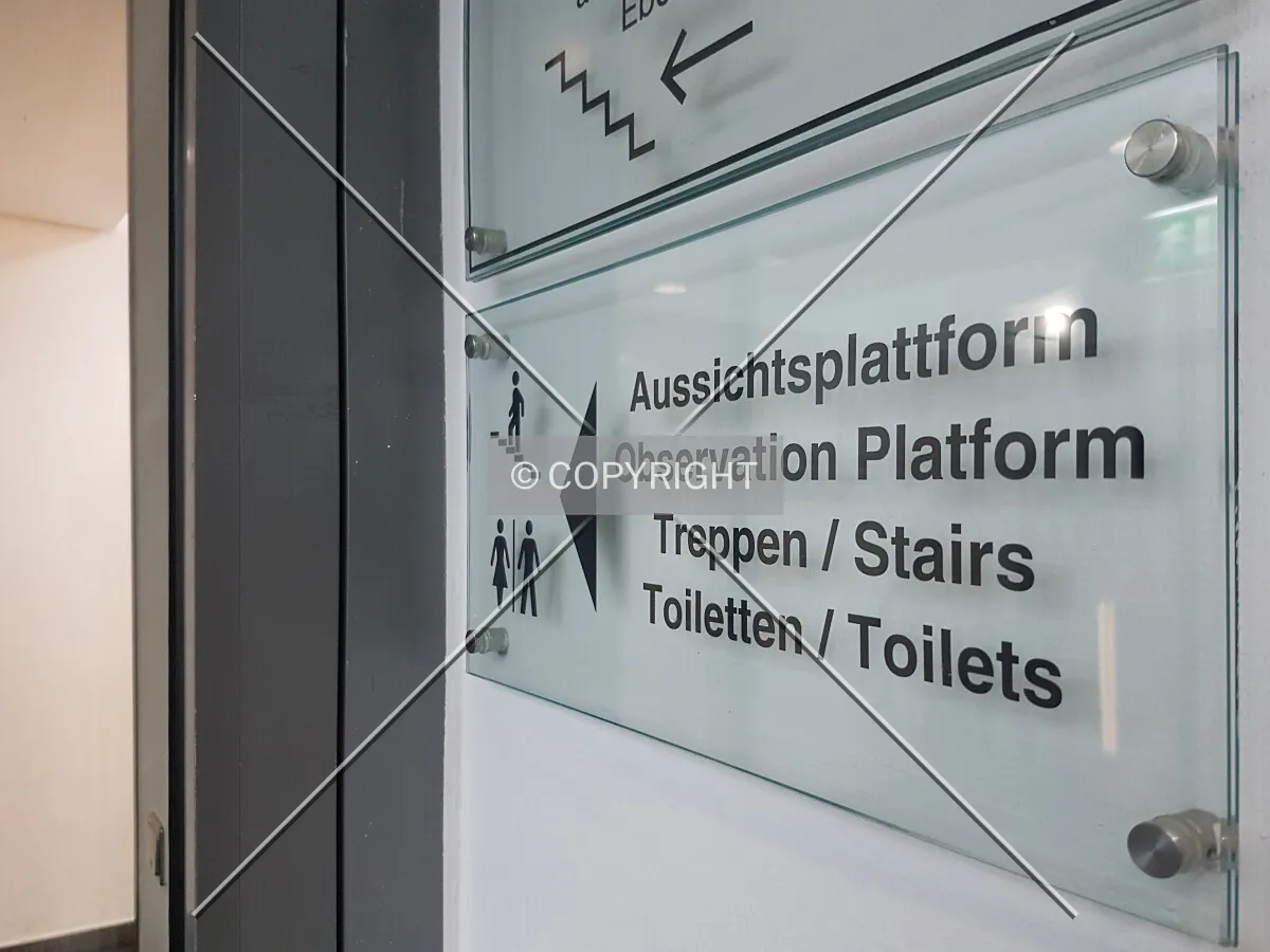 Observation Platform sign