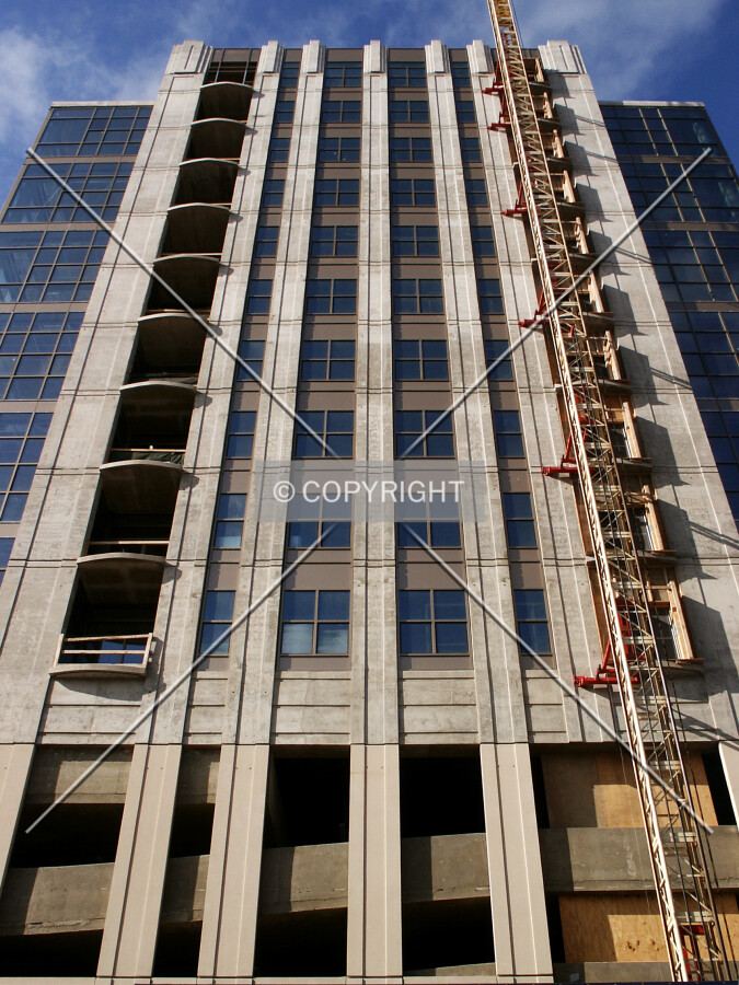 Looking up the south side