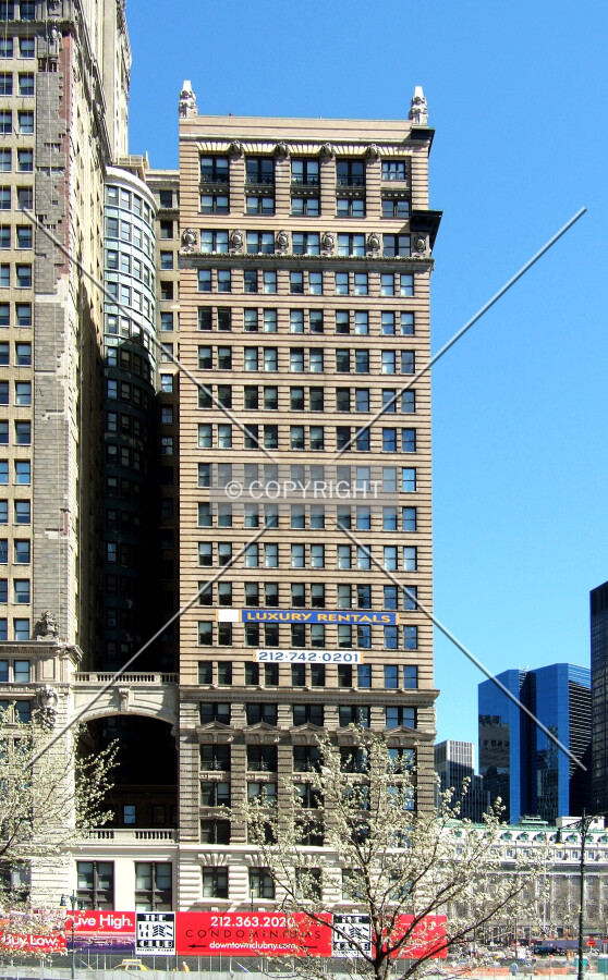 View from the northwest across West Street