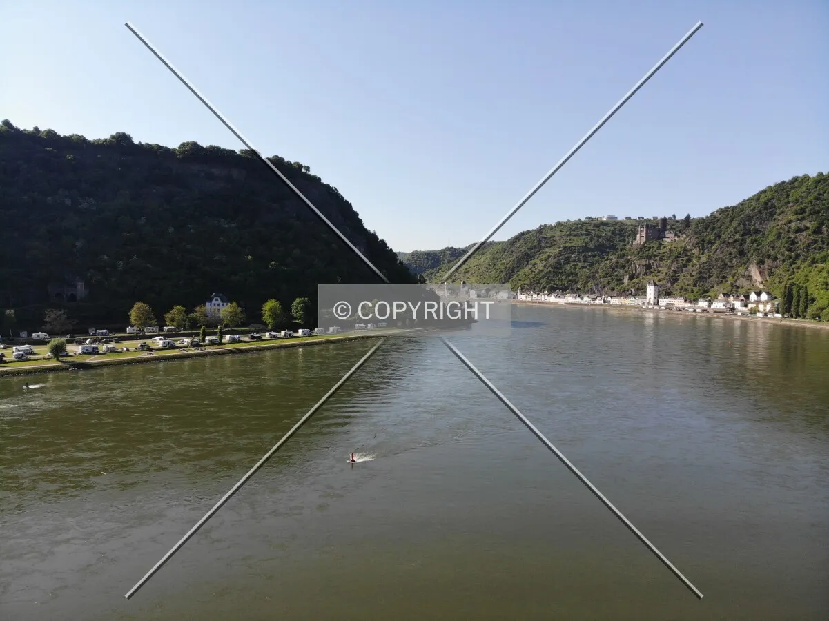 Above the rhine river