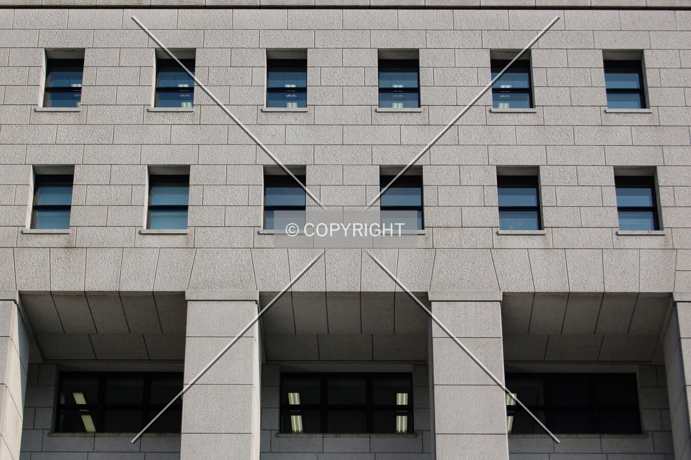Facade detail on the west side