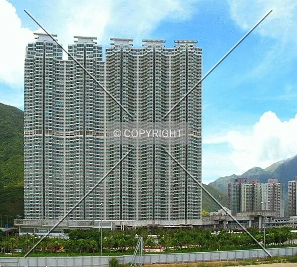 Buildings - note podium platforms to right for future expansion