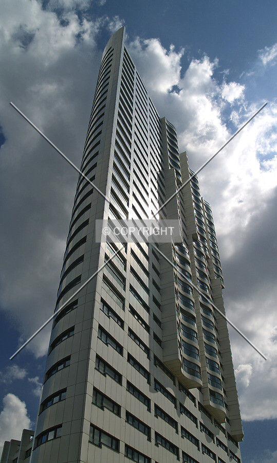 Looking up from the southeast