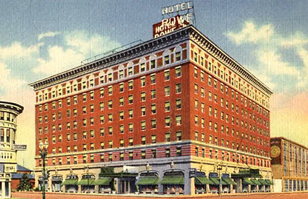 Vintage view from the southeast