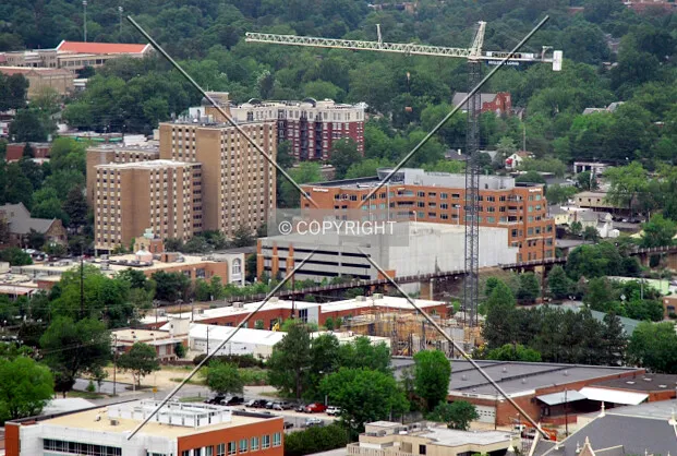 View from the southeast