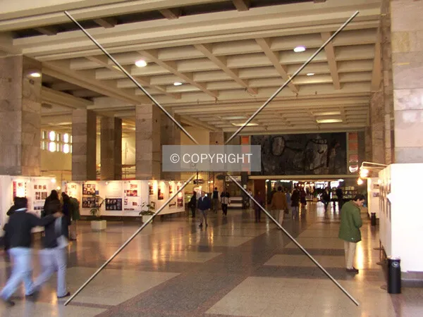 Lobby, looking south from the main entrance