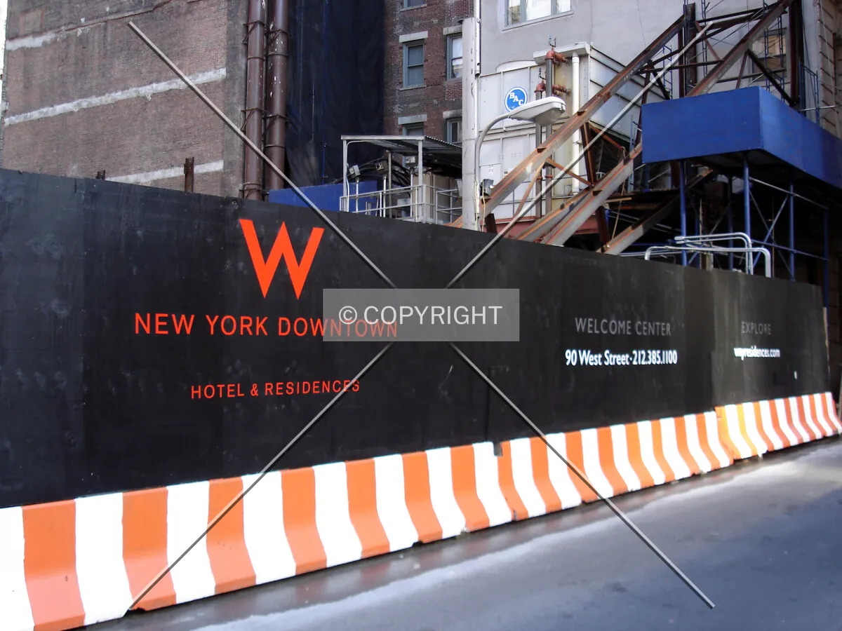 Sign along Rector Street