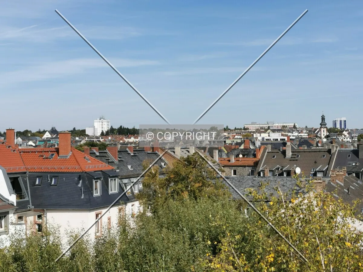 Looking over Frankfurt-Bornheim