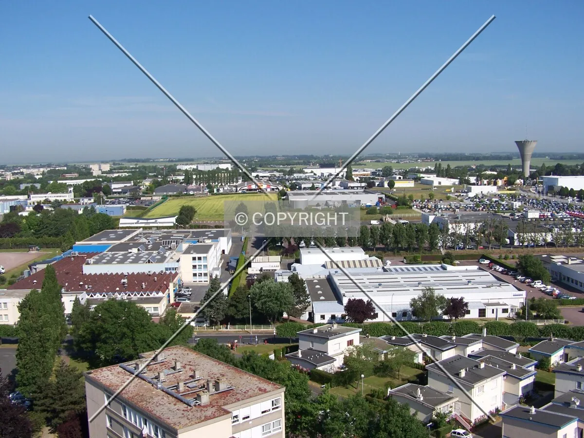 Vue sur la zone d'activité