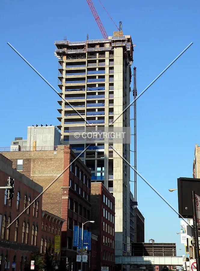 View to the west down Ohio Street
