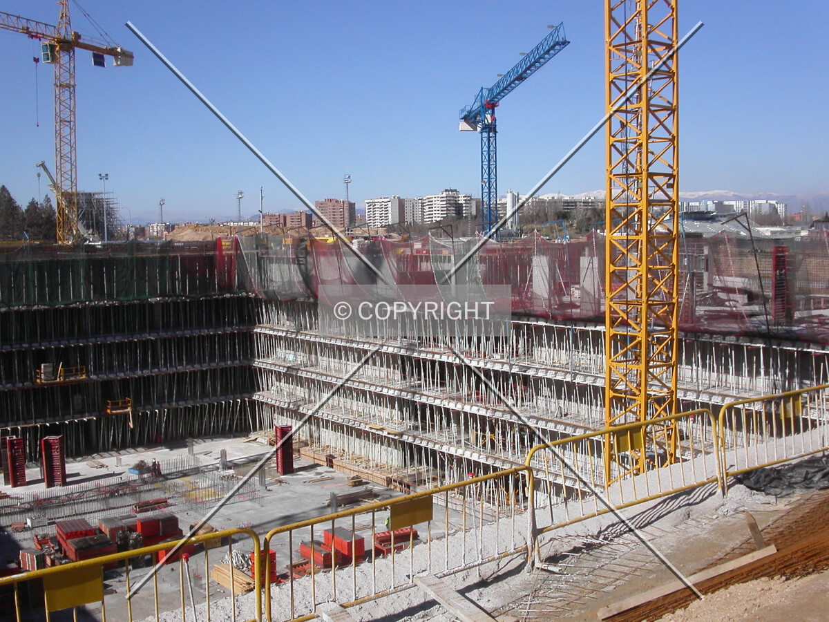 Constrution area as seen from the southeast