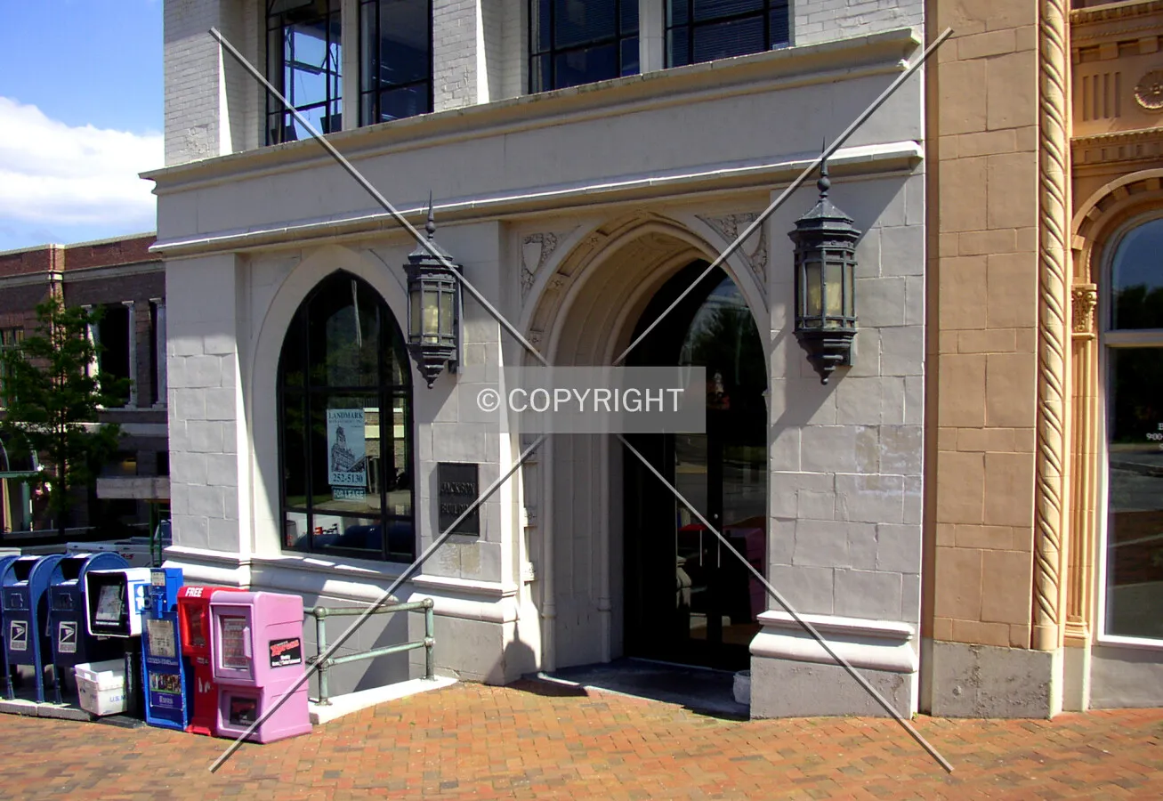 Main entrance off South Pack Square