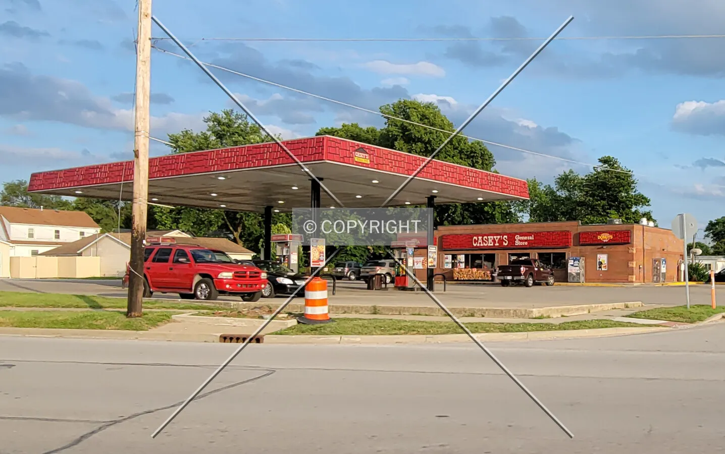 From the northwest; June 26, 2021