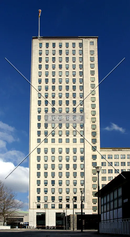 South façade from Chicheley Street