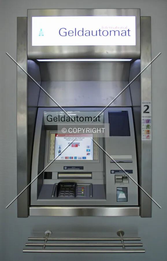 A German ATM (Geldautomat)