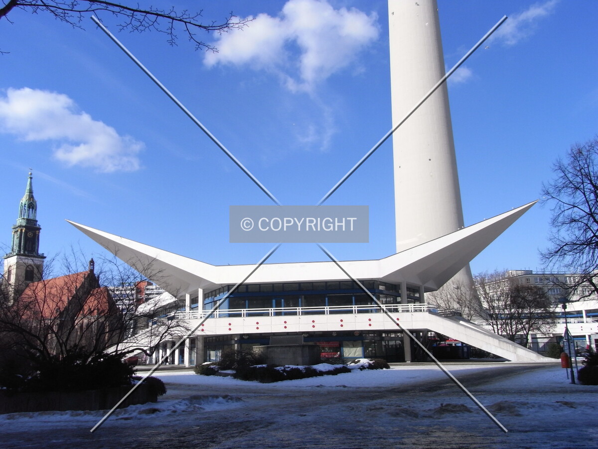 Television Tower in Berlin - base building