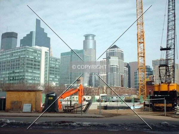 View to the north, from Grant Street - February 28, 2003