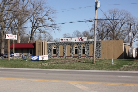 View from the southwest; March 23, 2010