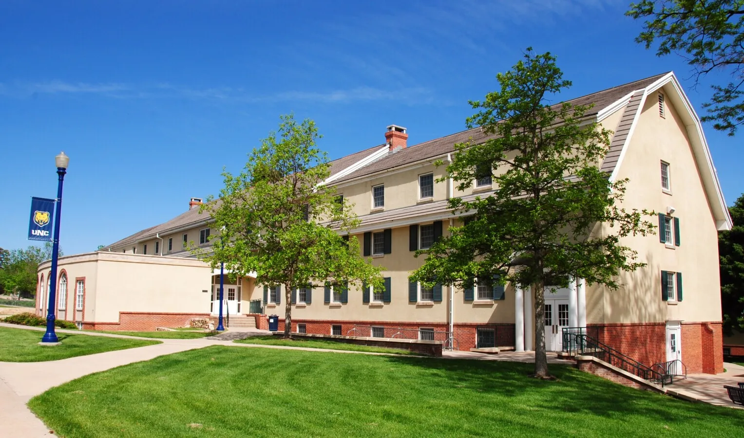 View from the southeast