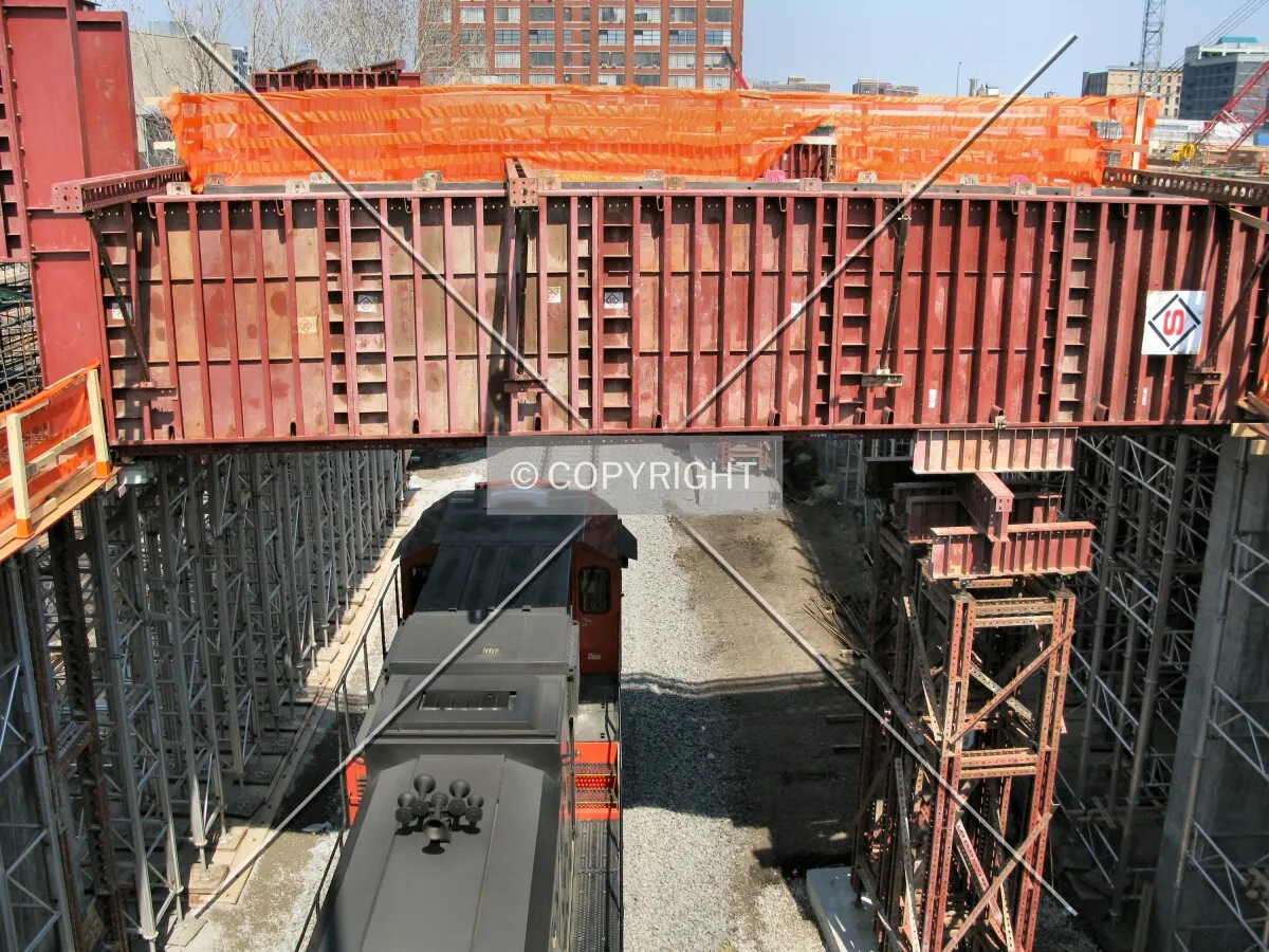 Bridging the Burlington Northern Santa Fe Railroad on the northwest side