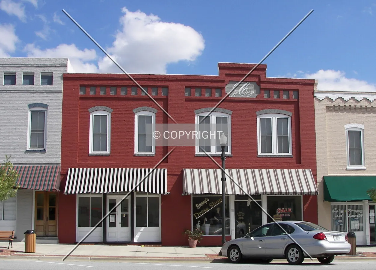 View from the west on Main Street