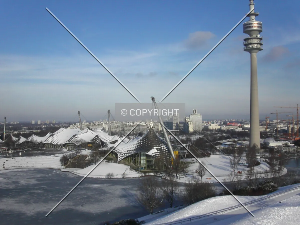 The olympic area and the surroundings