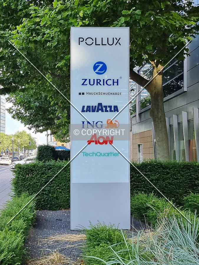 Pollux tenant sign