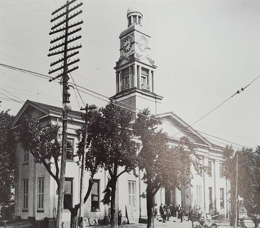 Vintage view from the southeast