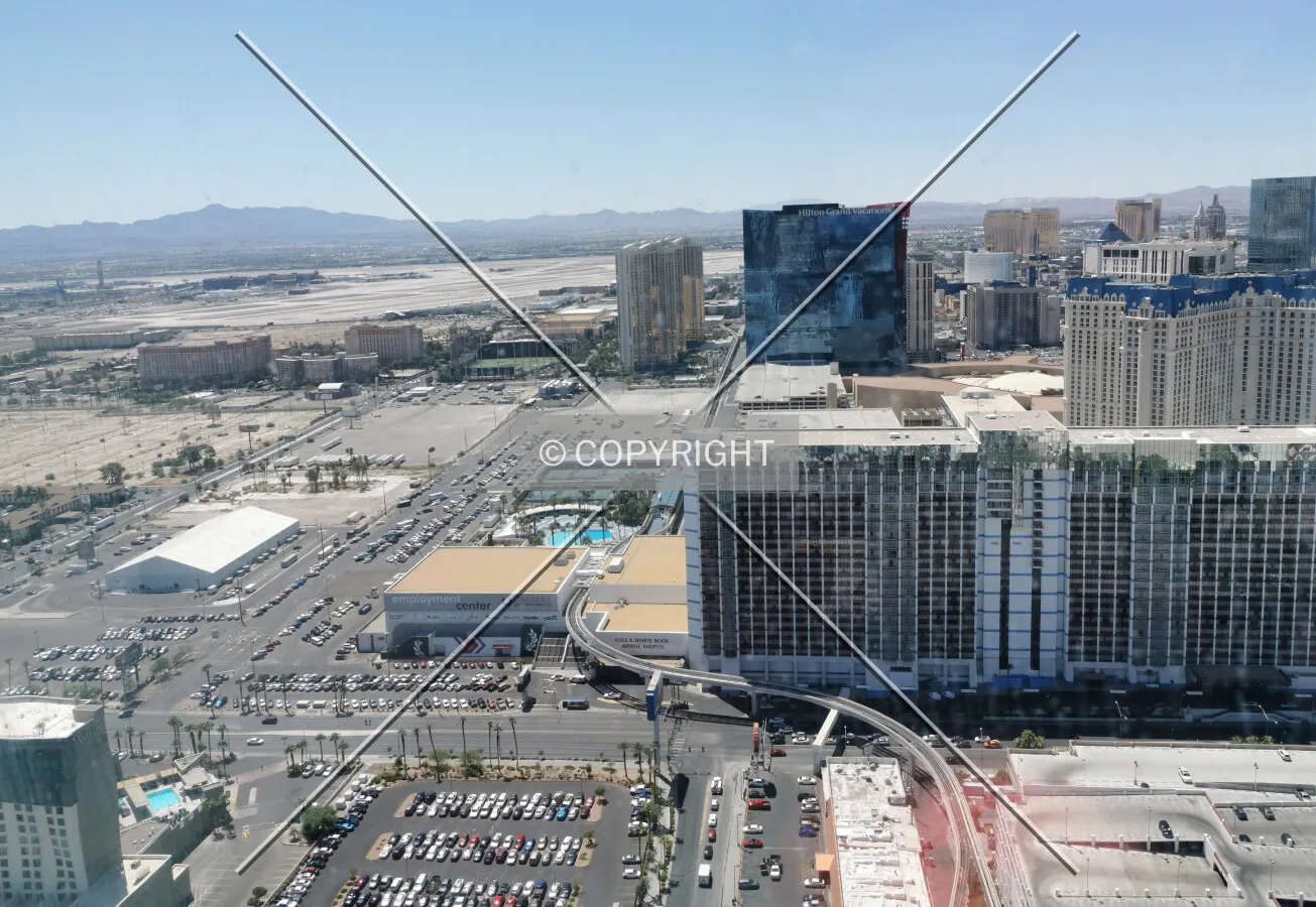 View over Las Vegas from High Roller