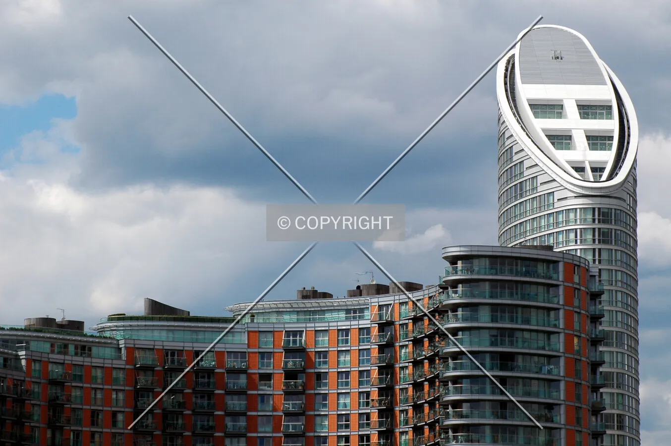 The flowing roofscape