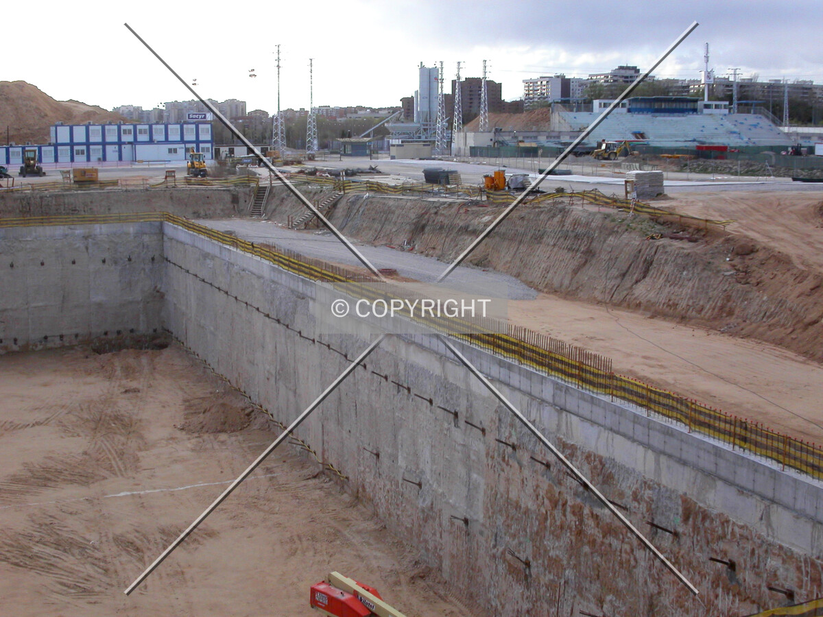 The site as seen from the east