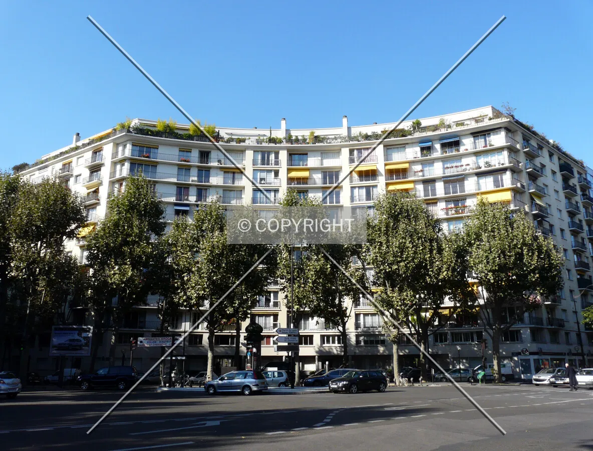 Looking north from Place de Barcelone
