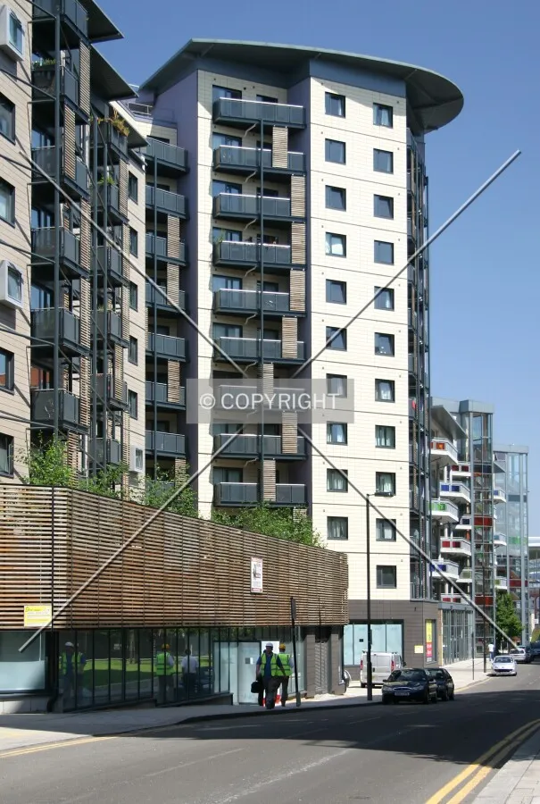 View northeast along Hornsey Street