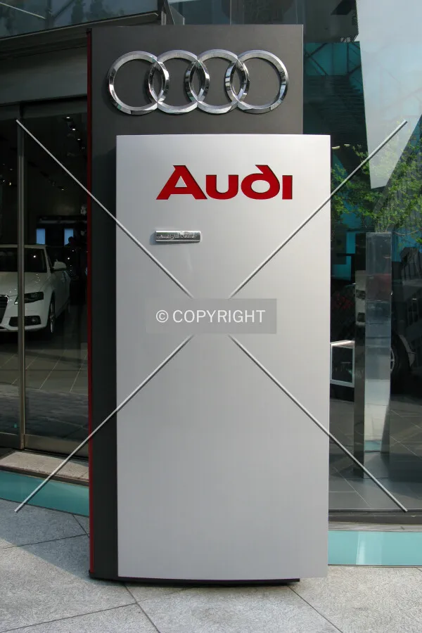 Sign near the front entrance
