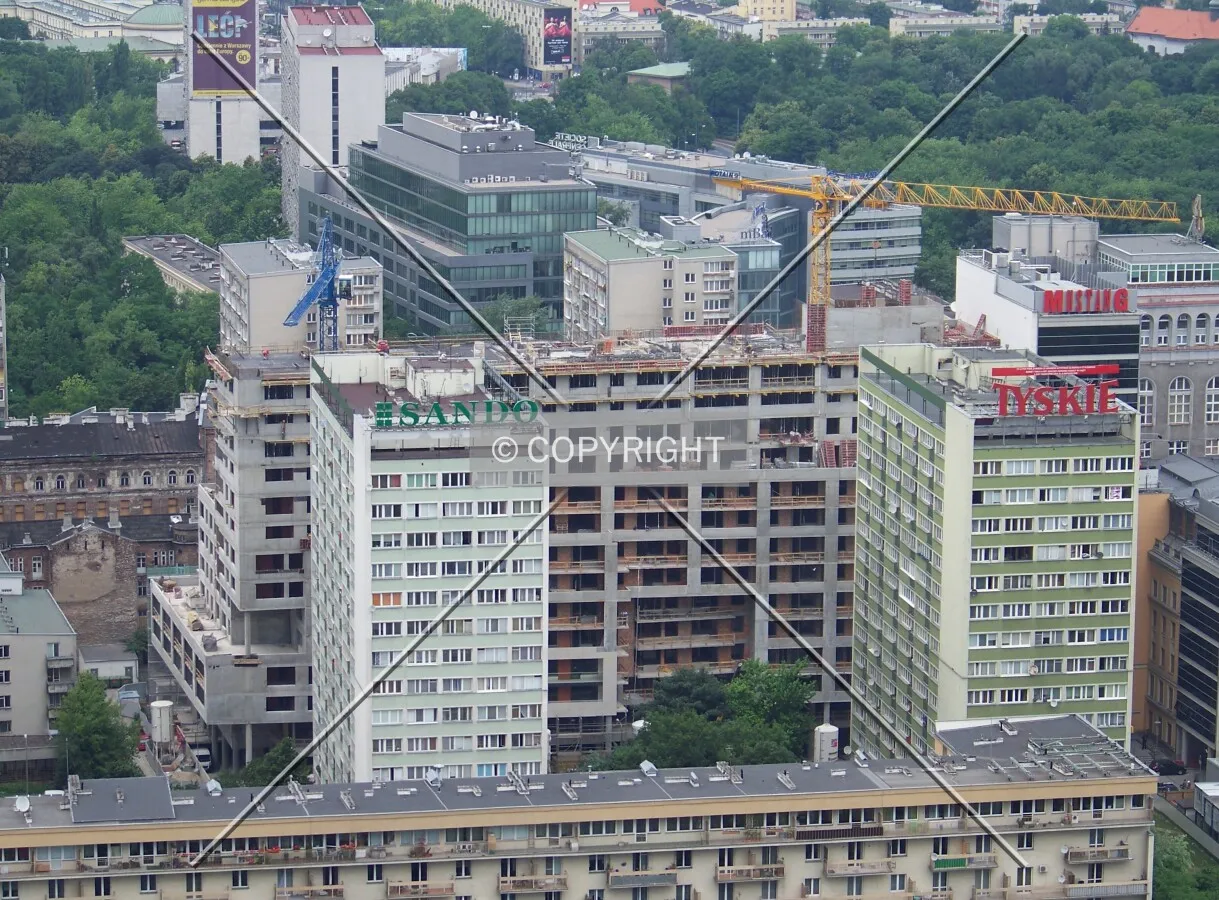 View from the Palace of Culture and Science