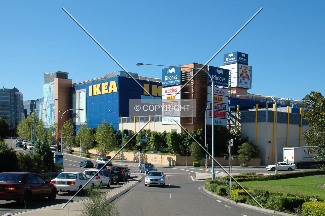 As seen from the southwest