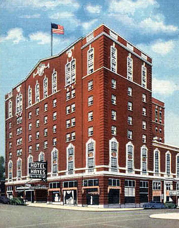 Vintage view from the southeast
