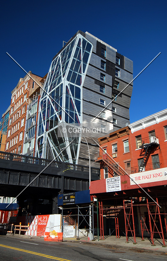 Viewed from the south along West 23rd Street